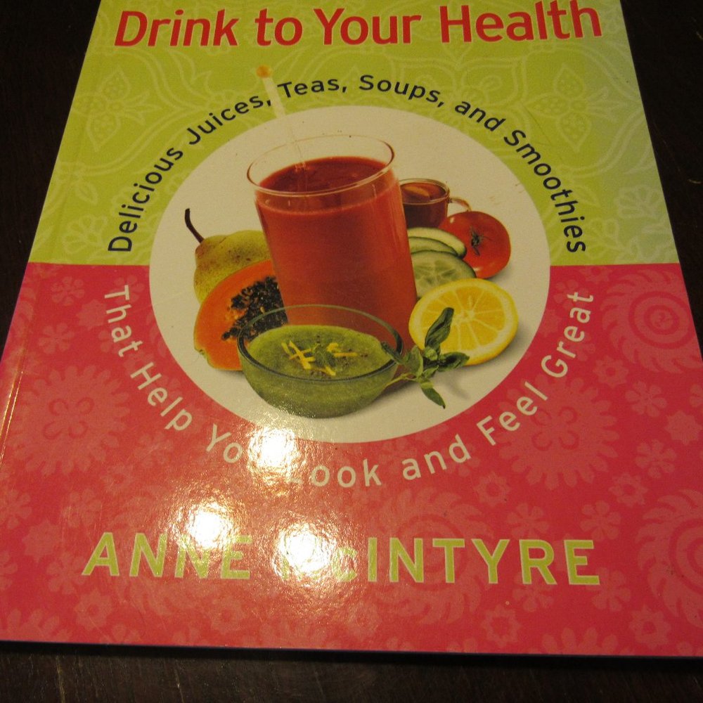 🫐🍍🍇 Fantastic Vintage "Drink to Your Health" Cookbook - SC